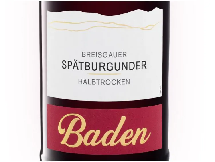 Breisgauer Spätburgunder QbA halbtrocken, Literflasche, Rotwein 2024