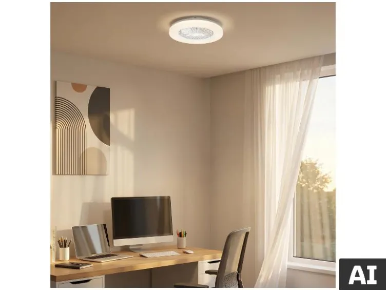 Briloner Deckenventilator mit LED-Licht