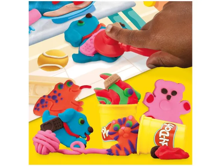 Buntes Tierarzt Set / Kneten & Bauen Set