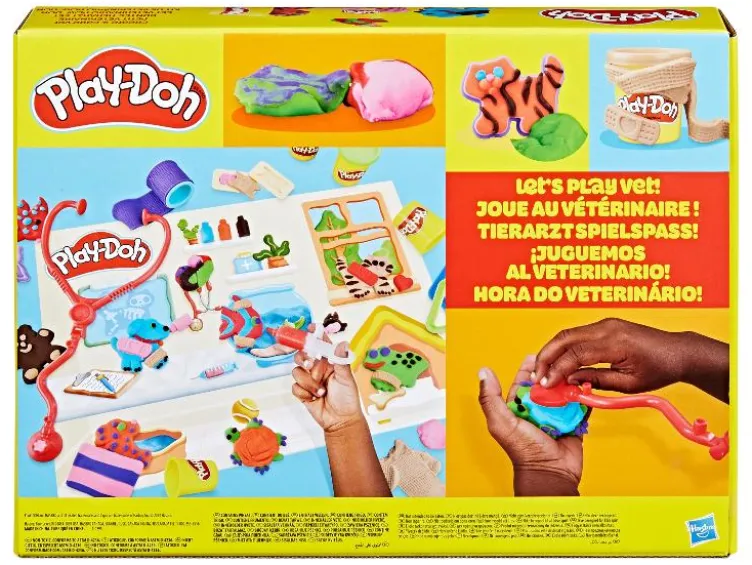 Buntes Tierarzt Set / Kneten & Bauen Set