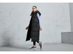 by Jette Sport Damen 2-in-1-Steppmantel, mit abnehmbaren Ärmeln