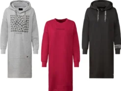 by Jette Sport Damen Sweatkleid mit Baumwolle