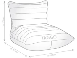 CANVAS »Tango«, gesteppte und wattierte Rücken- und Sitzfläche