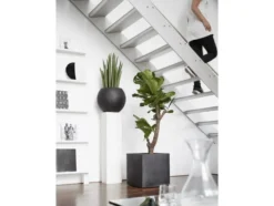 Capi Europe Blumentopf »Smooth«, quadratisch, schwarz, 30x30 cm oder 40x40 cm