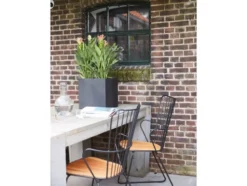 Capi Europe Blumentopf »Smooth«, quadratisch, schwarz, 30x30 cm oder 40x40 cm