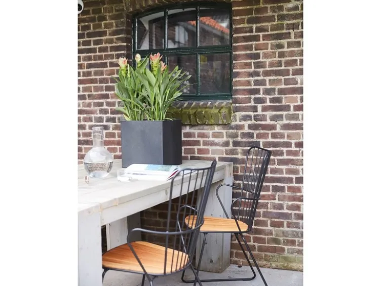 Capi Europe Blumentopf »Smooth«, quadratisch, schwarz, 30x30 cm oder 40x40 cm