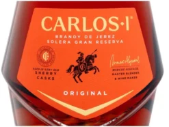 Carlos I Brandy de Jerez Solera Gran Reserva Sherry Casks mit Geschenkbox 40% Vol