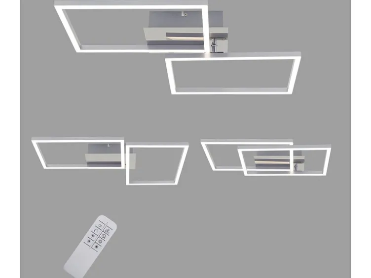 CCT LED Design Deckenleuchte, Lichttemperatur + Helligkeit regulierbar