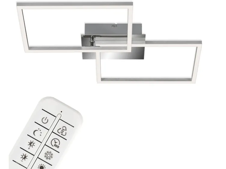 CCT LED Design Deckenleuchte, Lichttemperatur + Helligkeit regulierbar