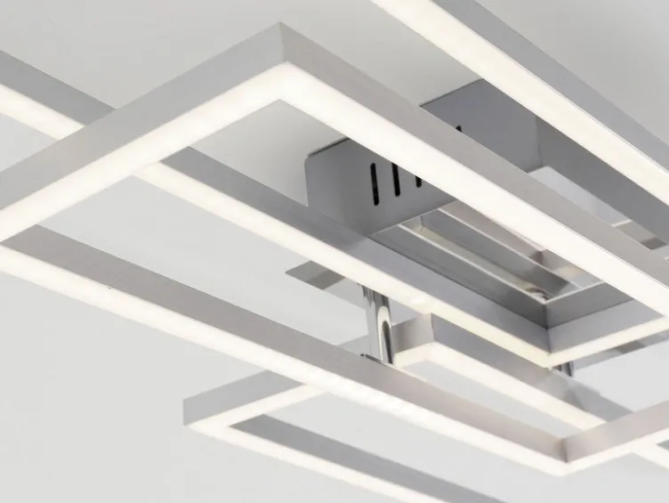 CCT LED Design Deckenleuchte, Lichttemperatur + Helligkeit regulierbar