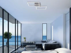 CCT LED Design Deckenleuchte, Lichttemperatur + Helligkeit regulierbar