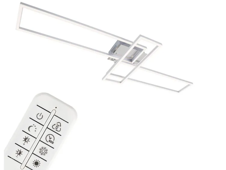 CCT LED Design Deckenleuchte, Lichttemperatur + Helligkeit regulierbar