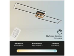 CCT LED Design Deckenleuchte, Lichttemperatur + Helligkeit regulierbar