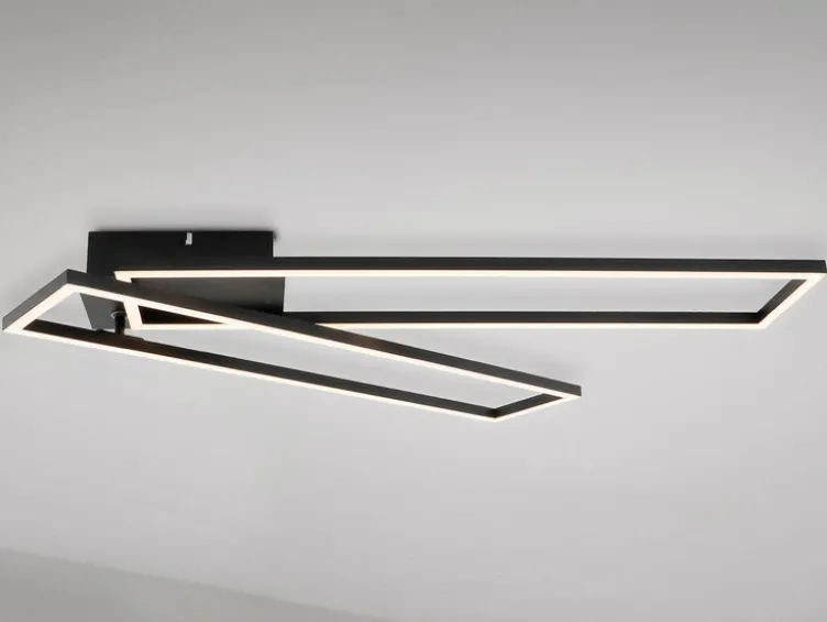 CCT LED Design Deckenleuchte, Lichttemperatur + Helligkeit regulierbar