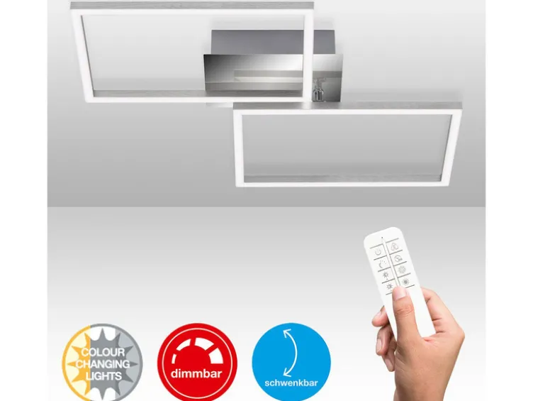 CCT LED Design Deckenleuchte, Lichttemperatur + Helligkeit regulierbar