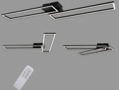 CCT LED Design Deckenleuchte, Lichttemperatur + Helligkeit regulierbar