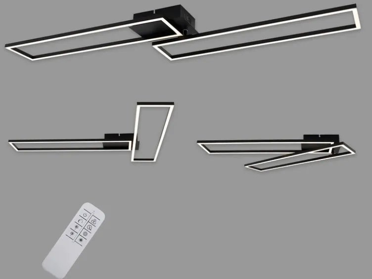 CCT LED Design Deckenleuchte, Lichttemperatur + Helligkeit regulierbar