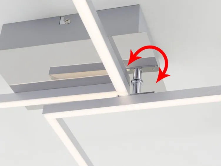 CCT LED Design Deckenleuchte, Lichttemperatur + Helligkeit regulierbar