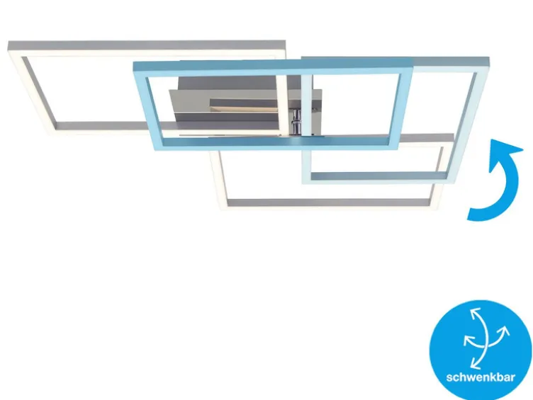 CCT LED Design Deckenleuchte, Lichttemperatur + Helligkeit regulierbar