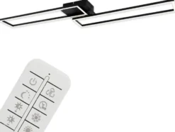 CCT LED Design Deckenleuchte, Lichttemperatur + Helligkeit regulierbar
