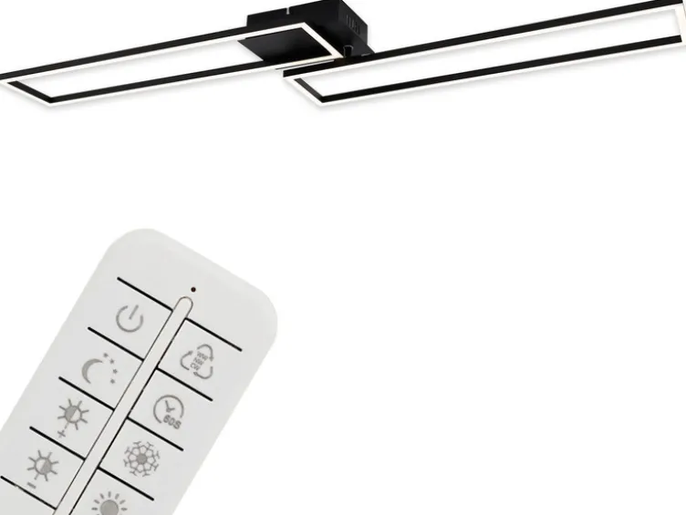 CCT LED Design Deckenleuchte, Lichttemperatur + Helligkeit regulierbar