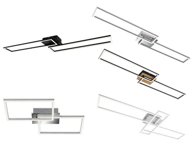 CCT LED Design Deckenleuchte, Lichttemperatur + Helligkeit regulierbar