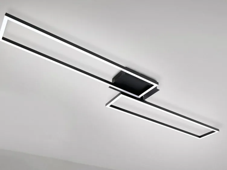 CCT LED Design Deckenleuchte, Lichttemperatur + Helligkeit regulierbar