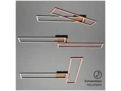 CCT LED Design Deckenleuchte, Lichttemperatur + Helligkeit regulierbar