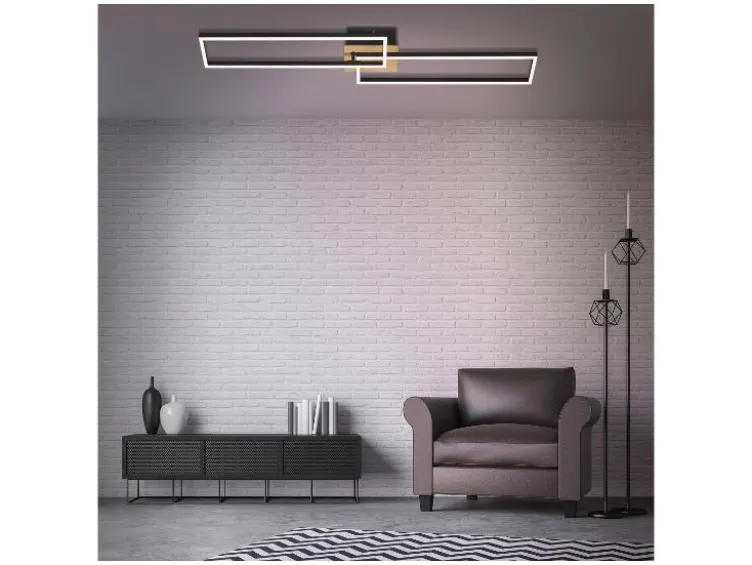 CCT LED Design Deckenleuchte, Lichttemperatur + Helligkeit regulierbar