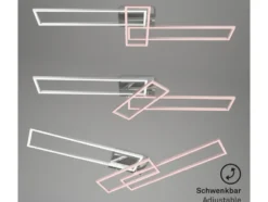 CCT LED Design Deckenleuchte, Lichttemperatur + Helligkeit regulierbar