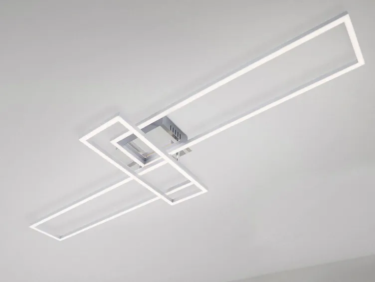 CCT LED Design Deckenleuchte, Lichttemperatur + Helligkeit regulierbar