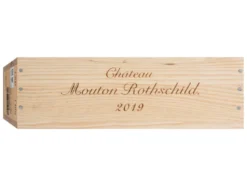 Château Mouton Rothschild Pauillac 1er Grand Cru Classé trocken, Rotwein 2019 - Original-Holzkiste
