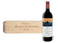 Château Mouton Rothschild Pauillac 1er Grand Cru Classé trocken, Rotwein 2019 - Original-Holzkiste