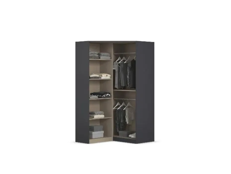 Costa Drehtürenschrank mit Spiegel