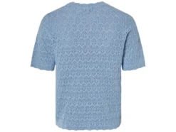 Damen Ajour-Pullover, aus reiner Baumwolle