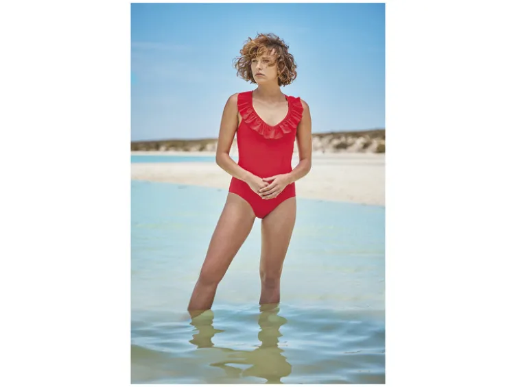 Damen Badeanzug mit integrierten Softcups