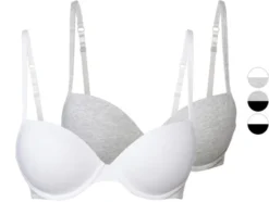 Damen Bügel-BHs, 2 Stück, gepaddete Cups