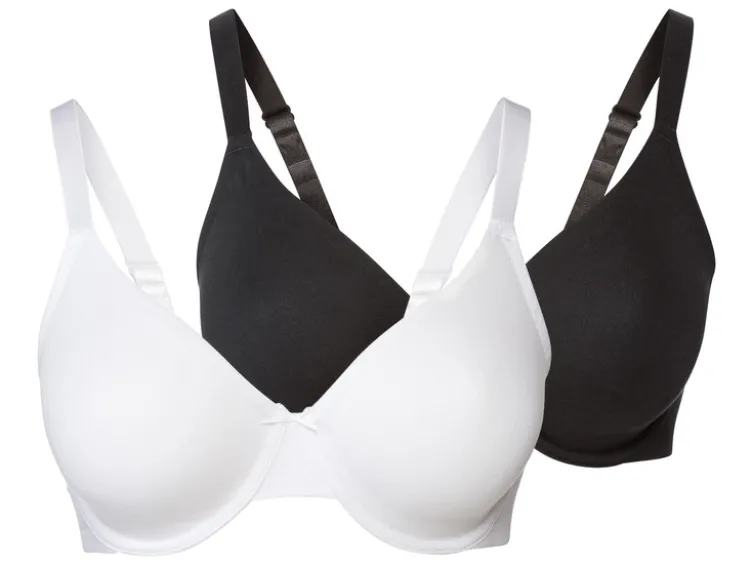 Damen Bügel-BHs, 2 Stück, mit gemouldeten Cups