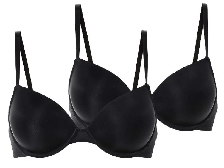 Damen Bügel BHs, 2-Stück mit verstellbaren Trägern