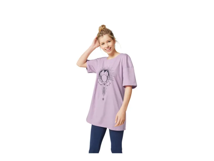 Damen Bigshirt, in weicher Single-Jersey-Qualität