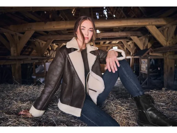 Damen Bikerjacke