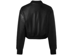 Damen Bikerjacke / Bomberjacke, in modischer Lederoptik