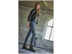 Damen Bikerjacke / Bomberjacke, in modischer Lederoptik