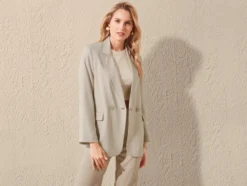 Damen Blazer, gerade geschnitten