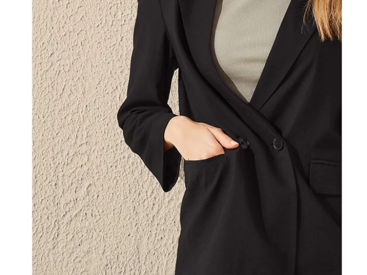 Damen Blazer, gerade geschnitten