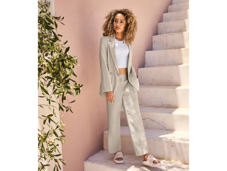Damen Blazer, gerade geschnitten
