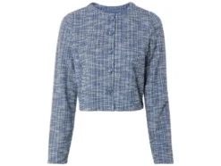 Damen Blazer im Tweed-Design