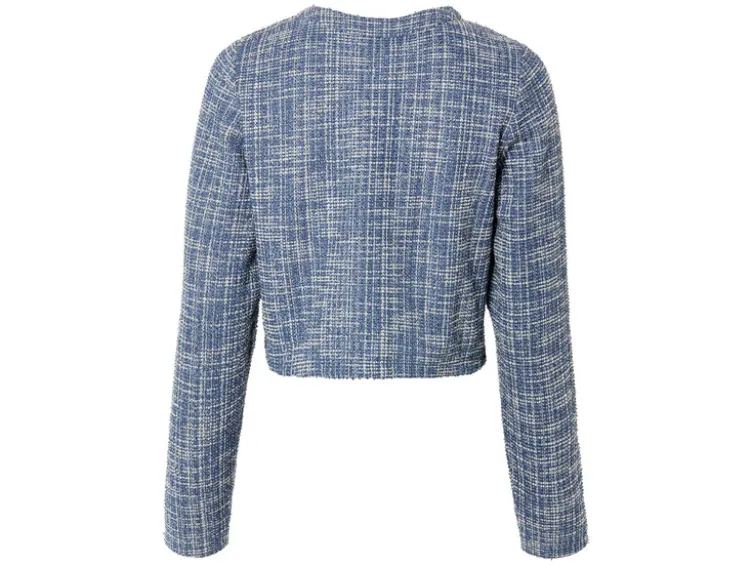 Damen Blazer im Tweed-Design