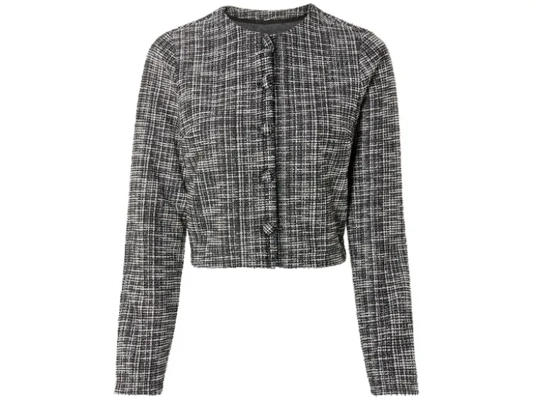 Damen Blazer im Tweed-Design