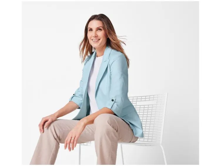 Damen Blazer, mit Eingrifftaschen